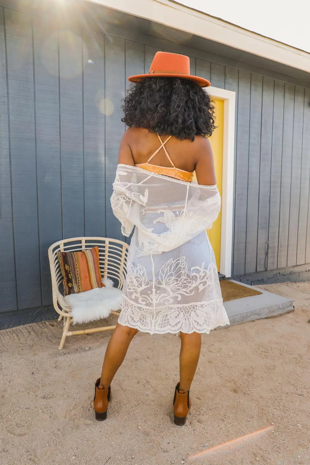 See-Through Embroidered Kimonos.