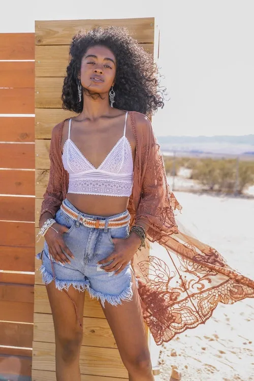 See-Through Embroidered Kimonos.
