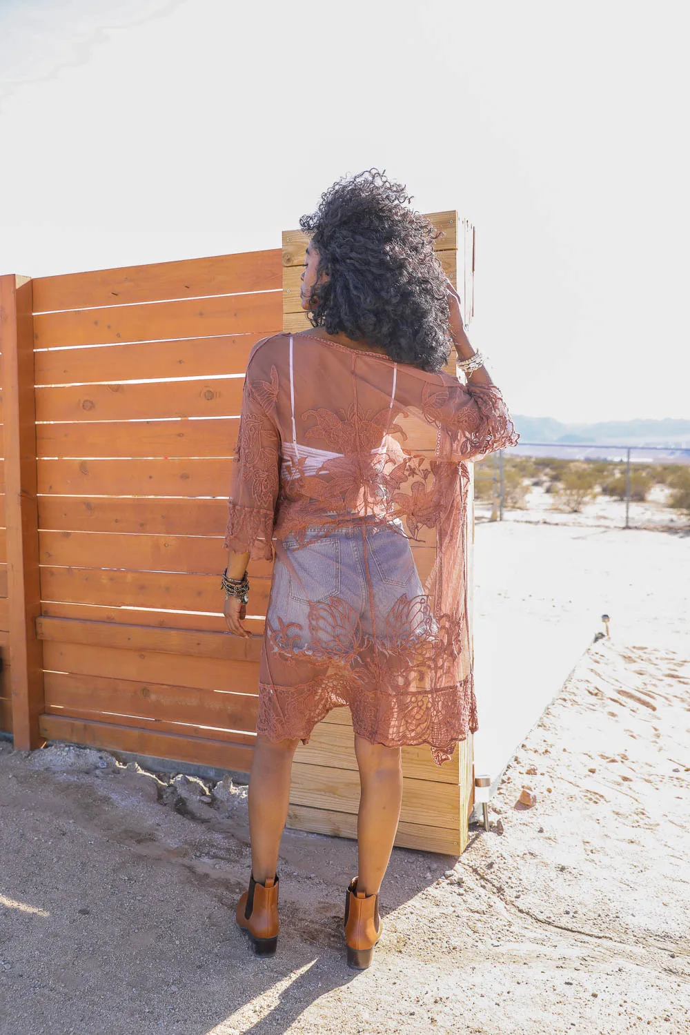 See-Through Embroidered Kimonos.