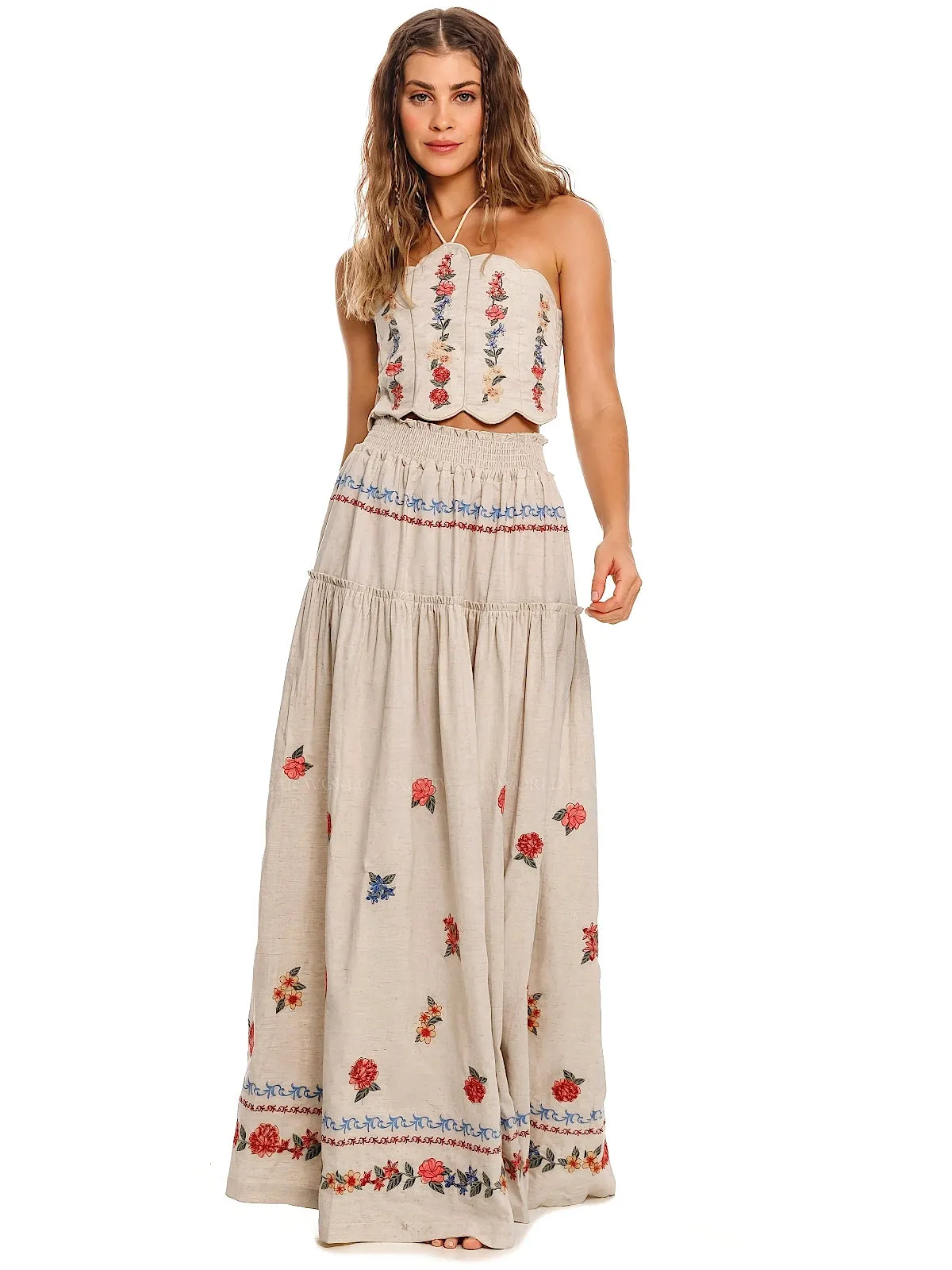 Serenity Crop-Jenna Skirt