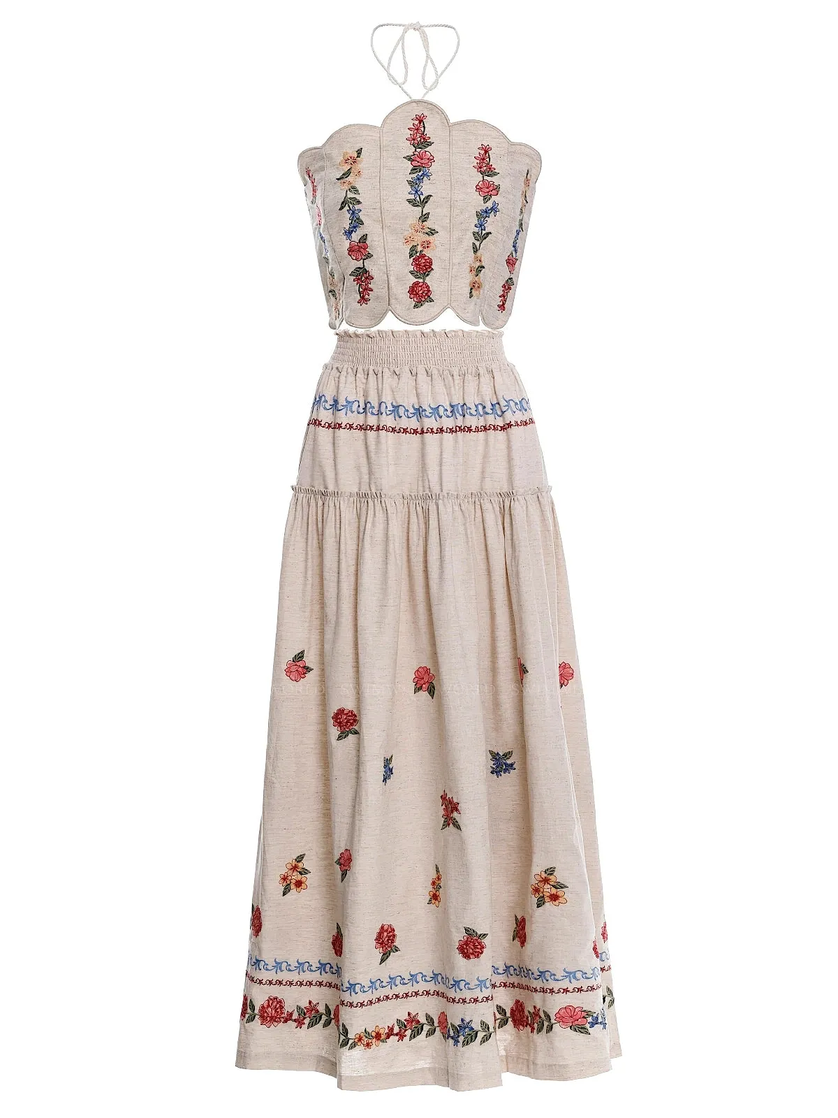 Serenity Crop-Jenna Skirt