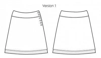 Sew Me Something - Viola Reversible Skirt