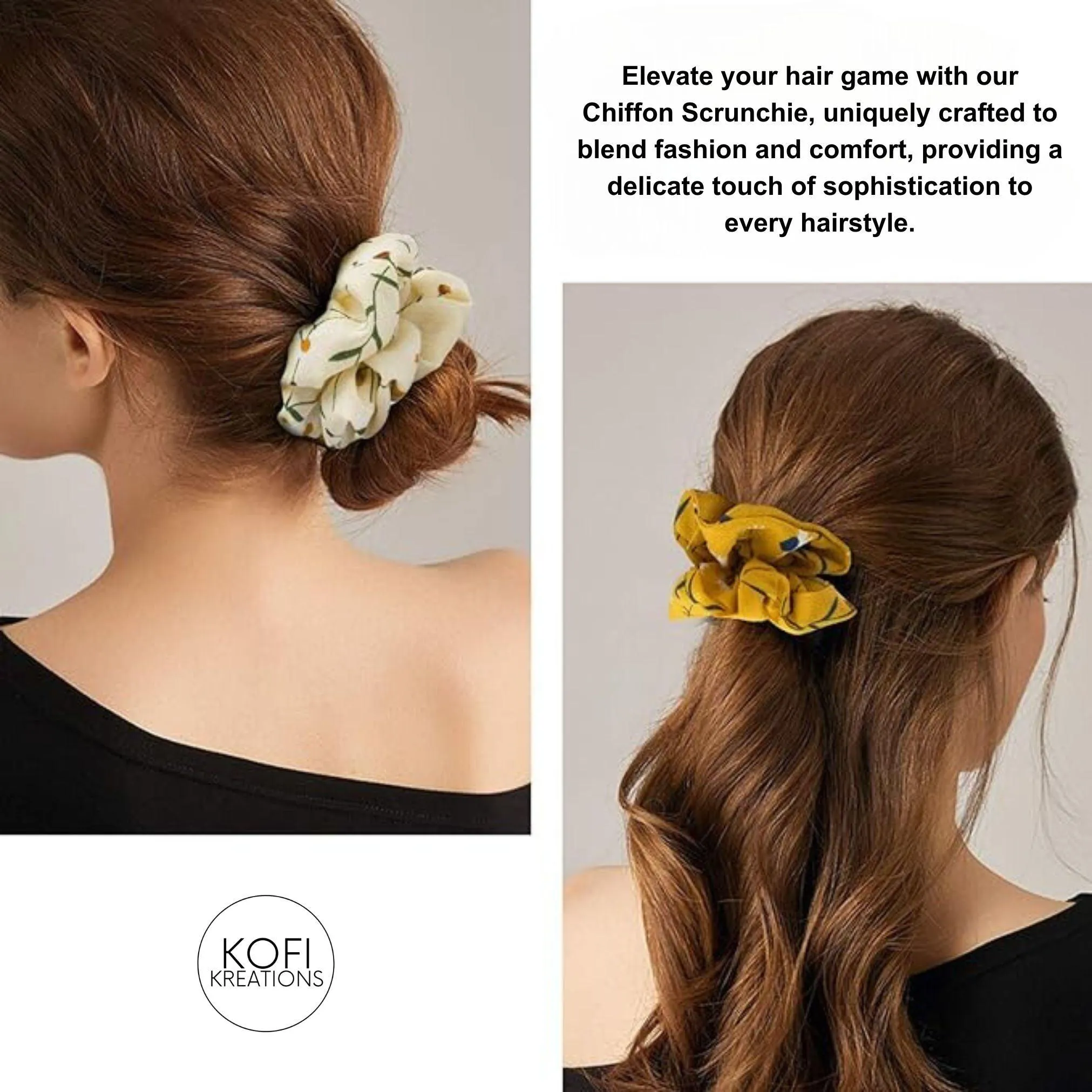 Shirley Chiffon Scrunchie