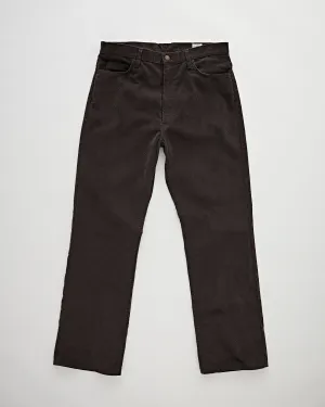Shoe Cut Jeans Corduroy Grey