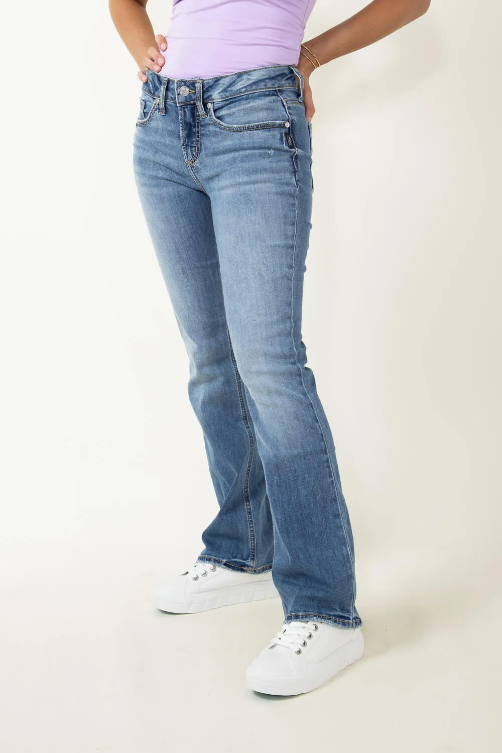 Silver Jeans Suki Luxe Stretch Slim Bootcut Jeans for Women | L93616CVS253