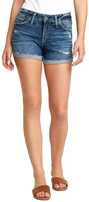 Silver Jeans Women's Suki Mid Rise Short