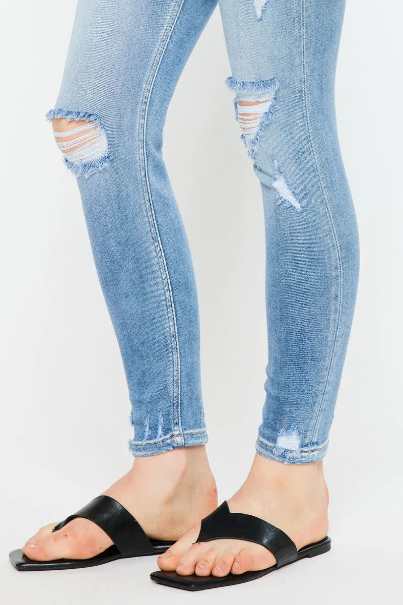 Simone Ultra High Rise Ankle Skinny Jeans - Curvy