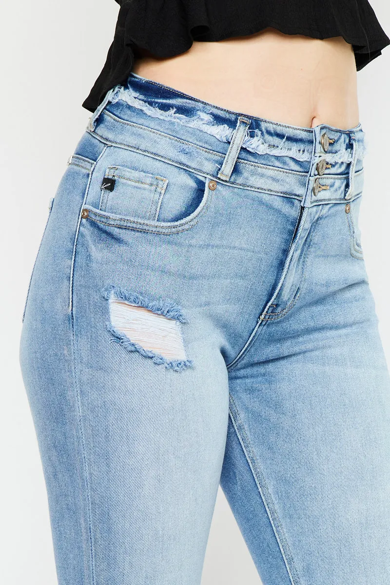 Simone Ultra High Rise Ankle Skinny Jeans - Curvy