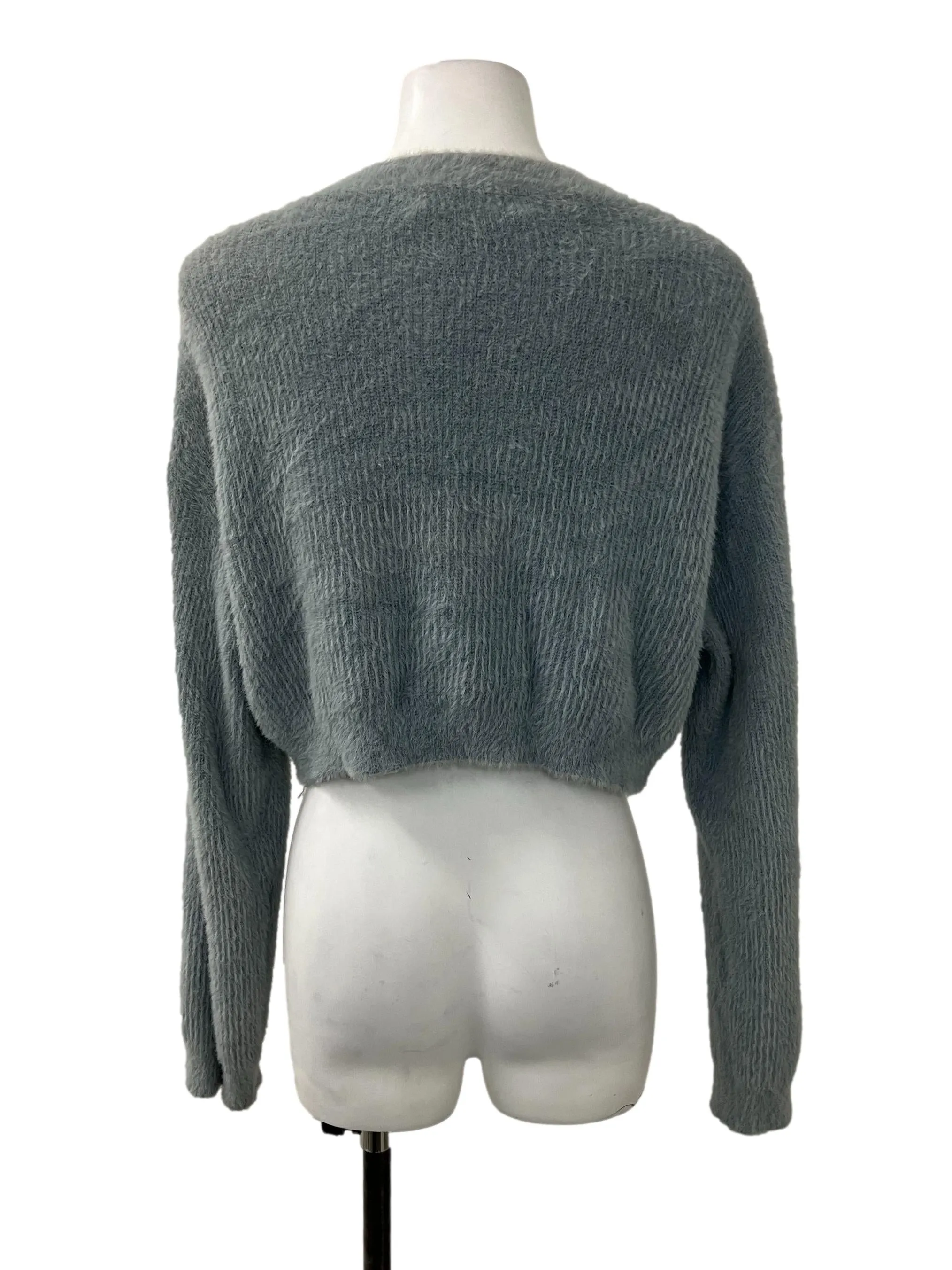 Sky Blue Furry Cardigan TTR