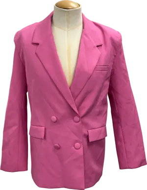 SLA the label Pink Oversized Blazer UK M