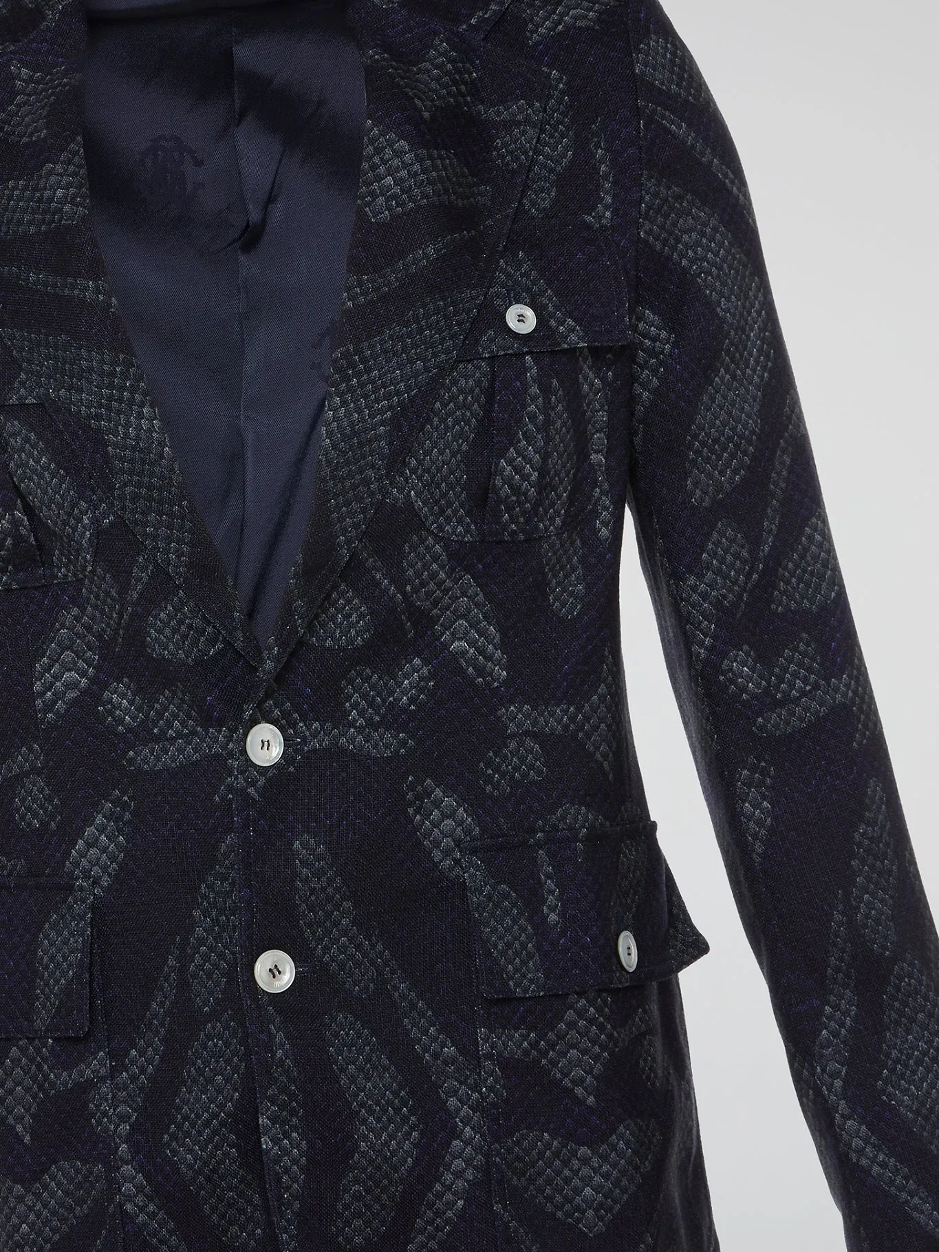 Snake Print Blazer