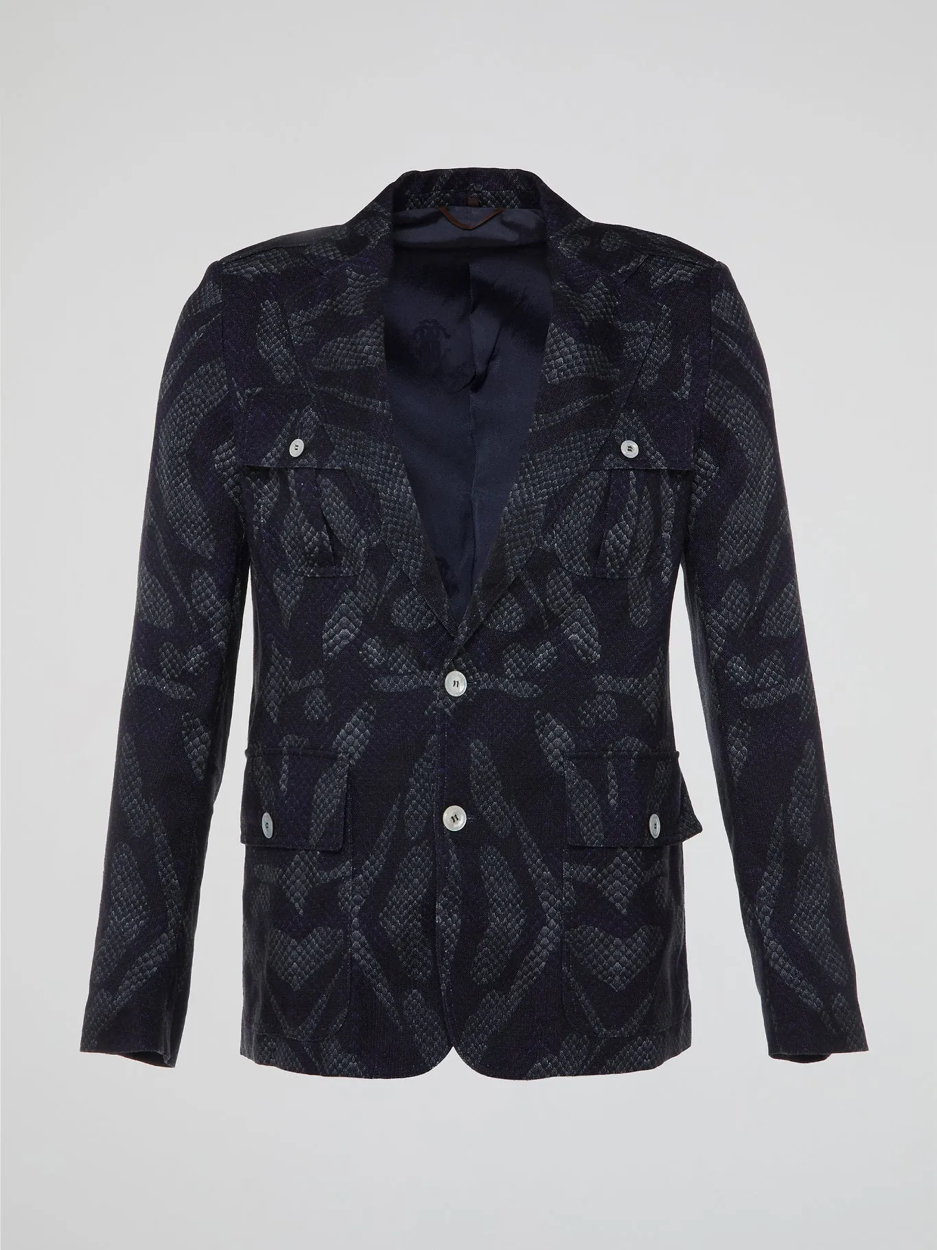 Snake Print Blazer
