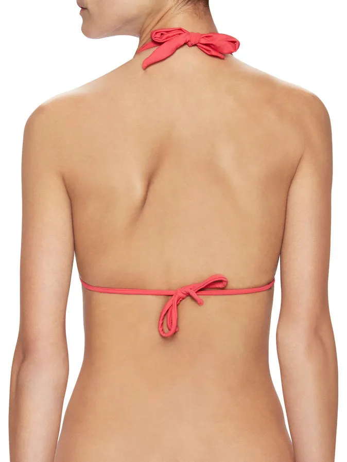 SOFIA by ViX Womens Pink Solid Tube Top Padded Bikini Top Size M