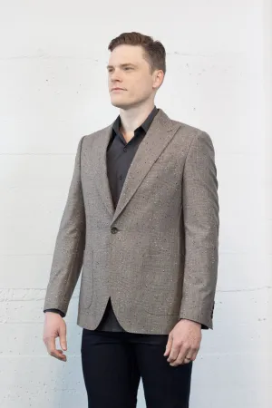 Soft Brown Glen Donegal Blazer