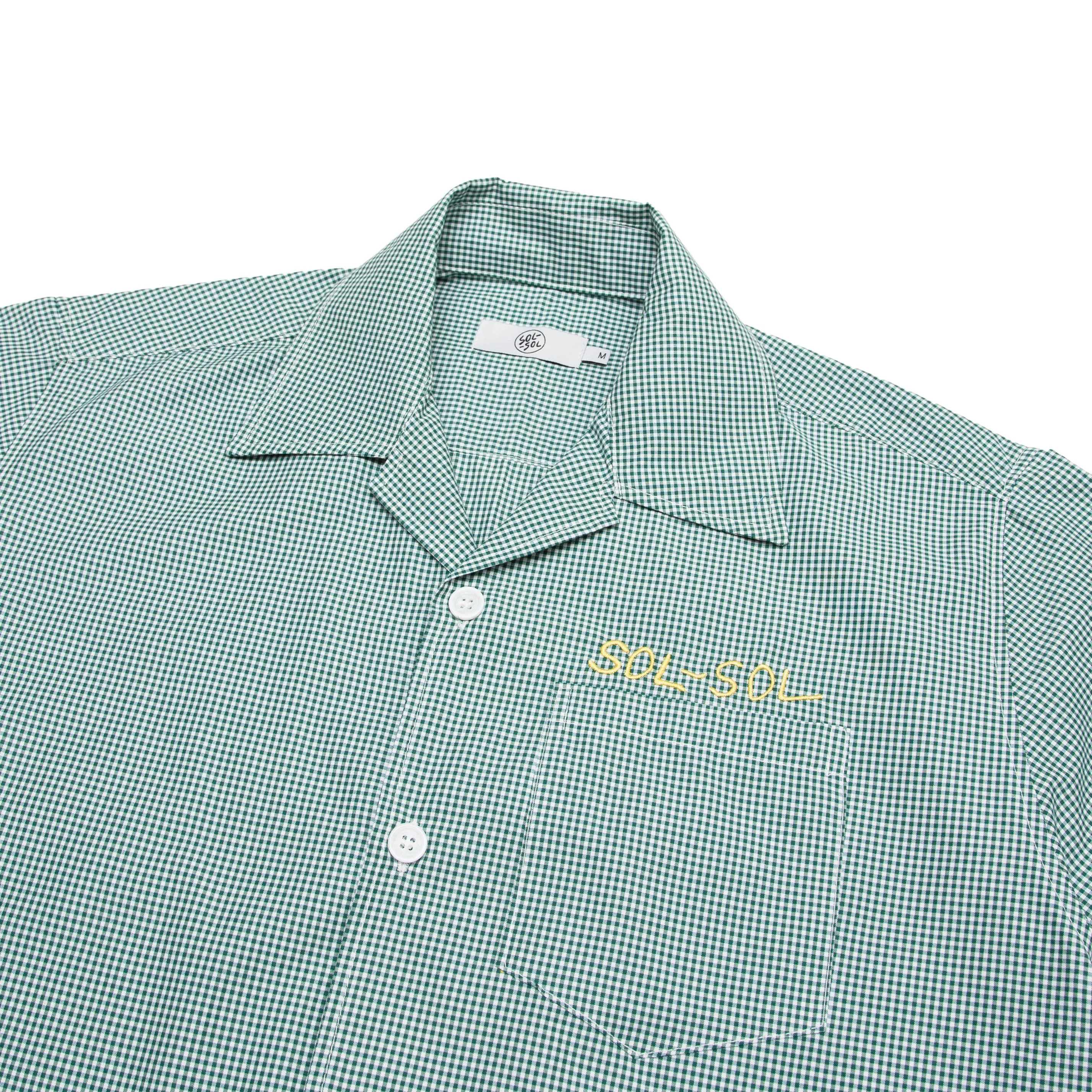 Sol Sol - Bowler Shirt - Green Check