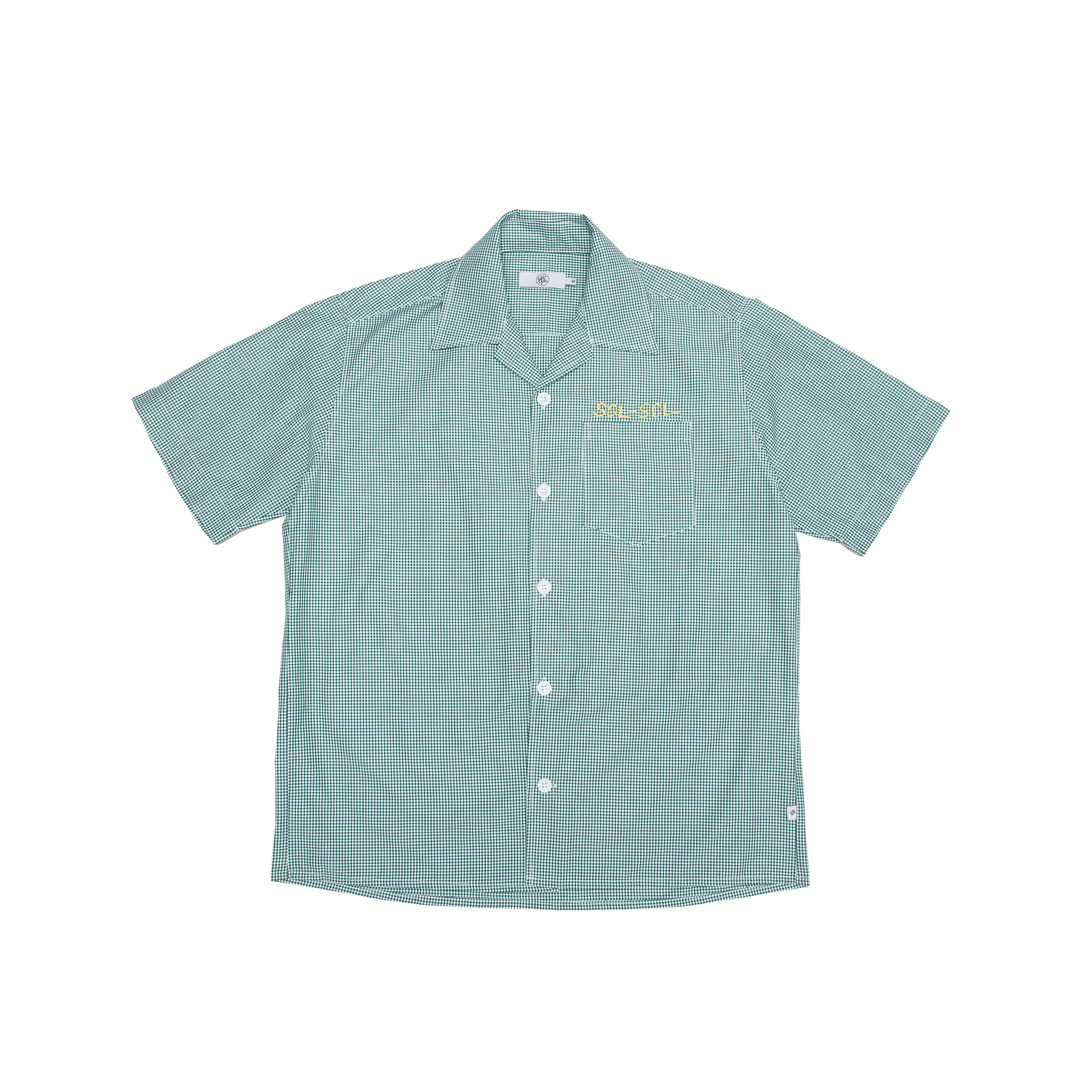 Sol Sol - Bowler Shirt - Green Check