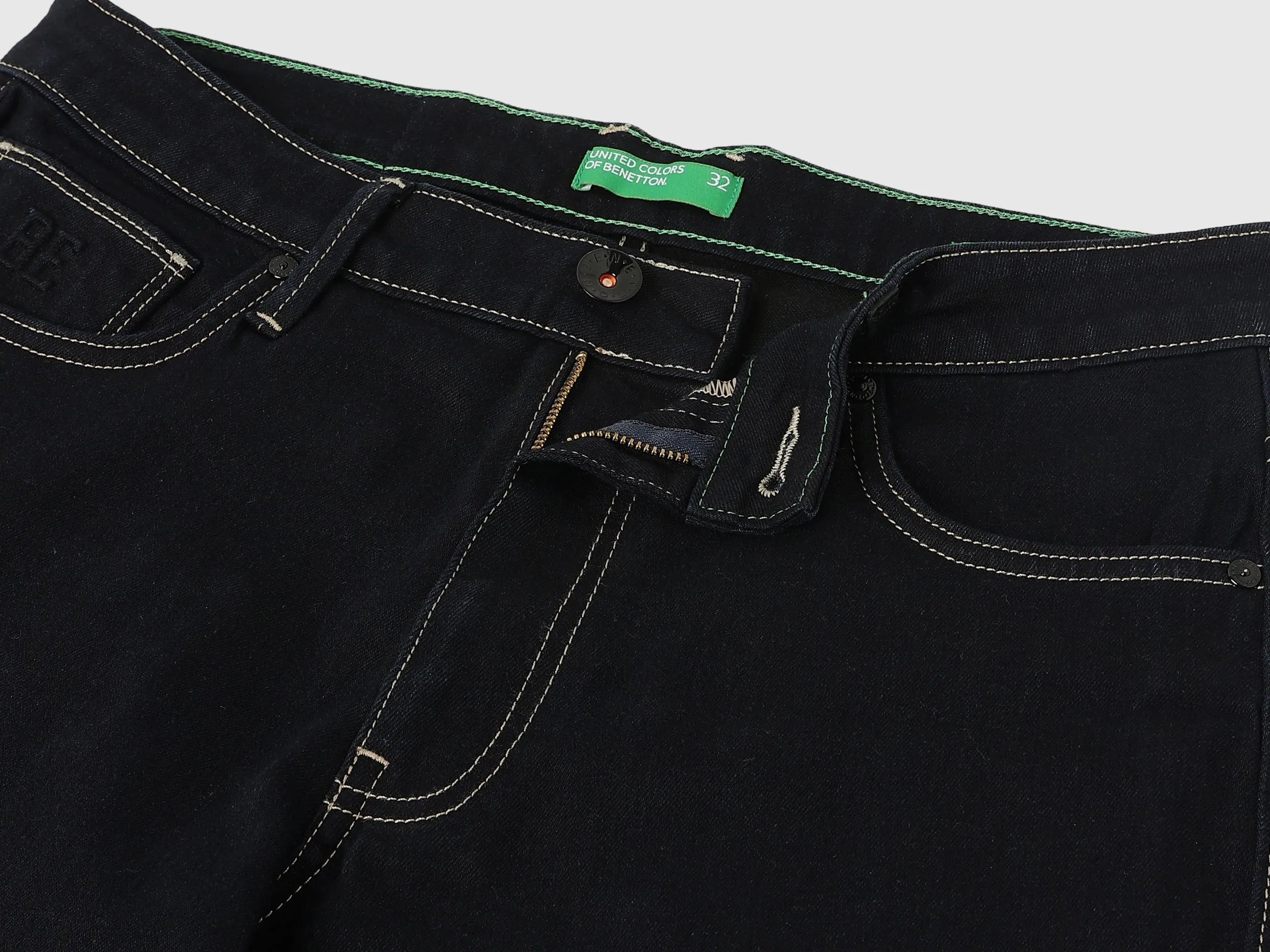 Solid Bootcut Fit Jeans