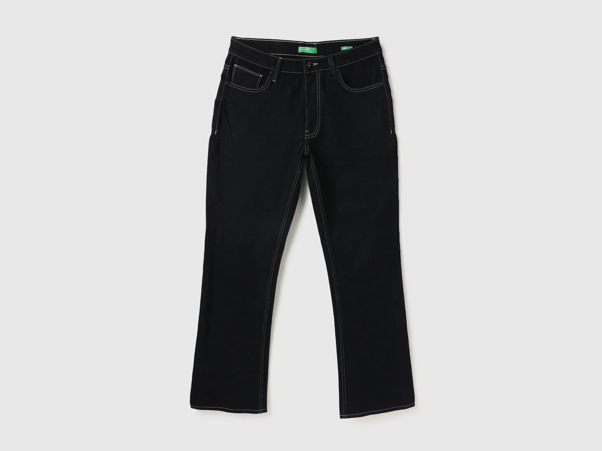 Solid Bootcut Fit Jeans