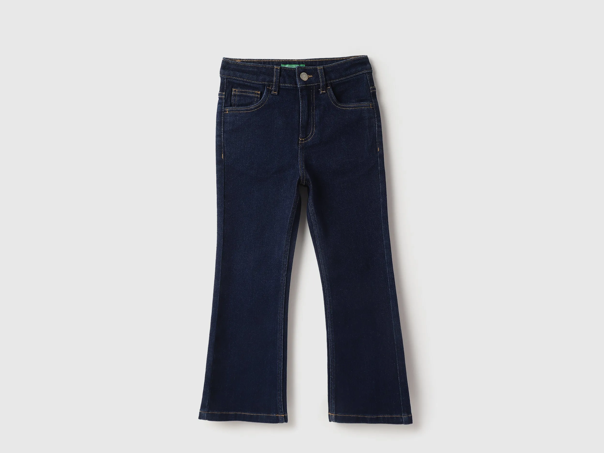 Solid Bootcut Fit Jeans