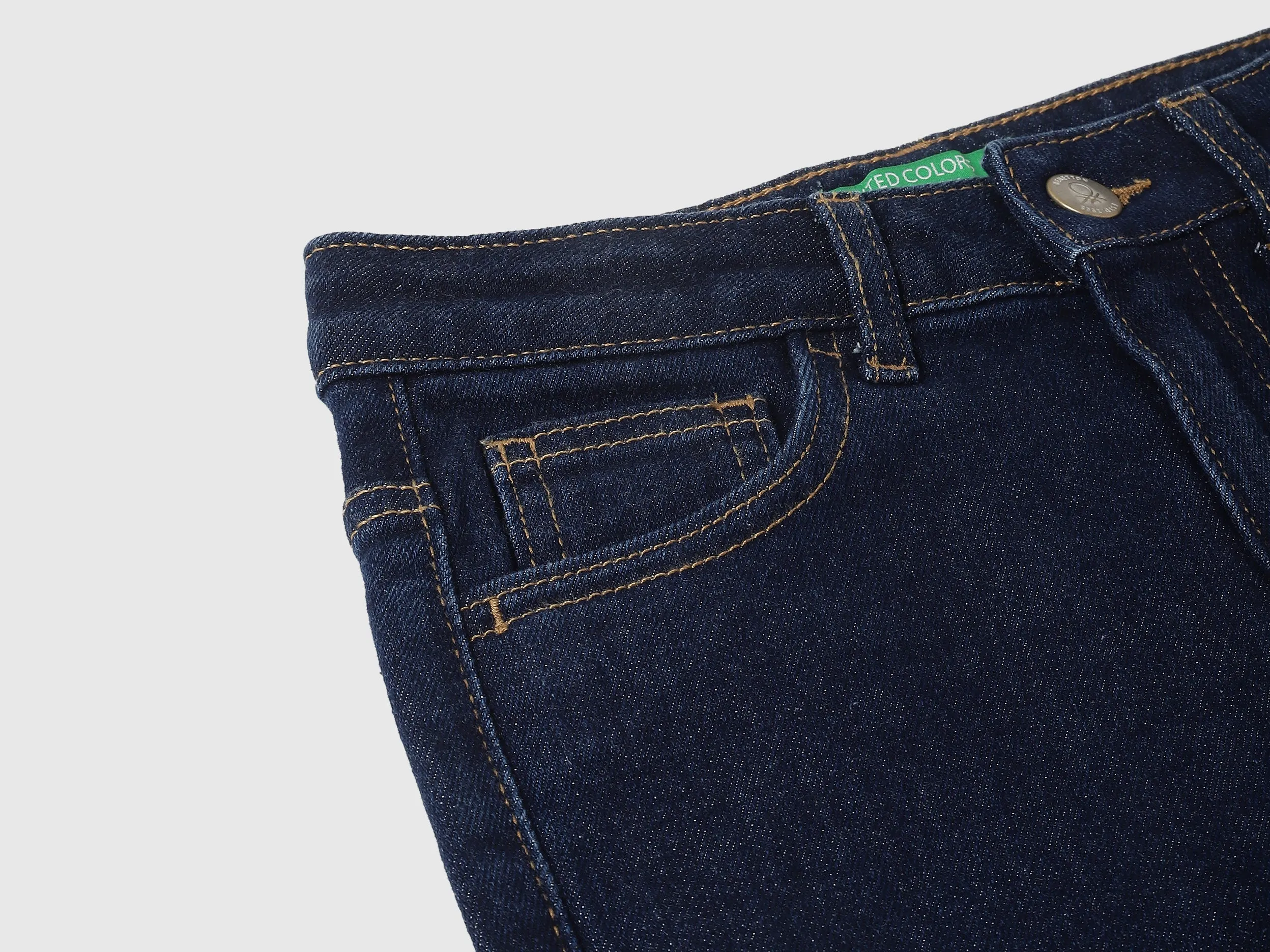 Solid Bootcut Fit Jeans