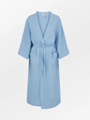 Solid Gauze Luelle Kimono - Blue