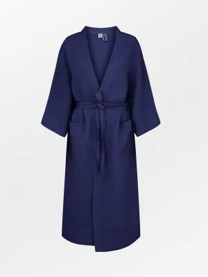 Solid Gauze Luelle Kimono - Navy Blue