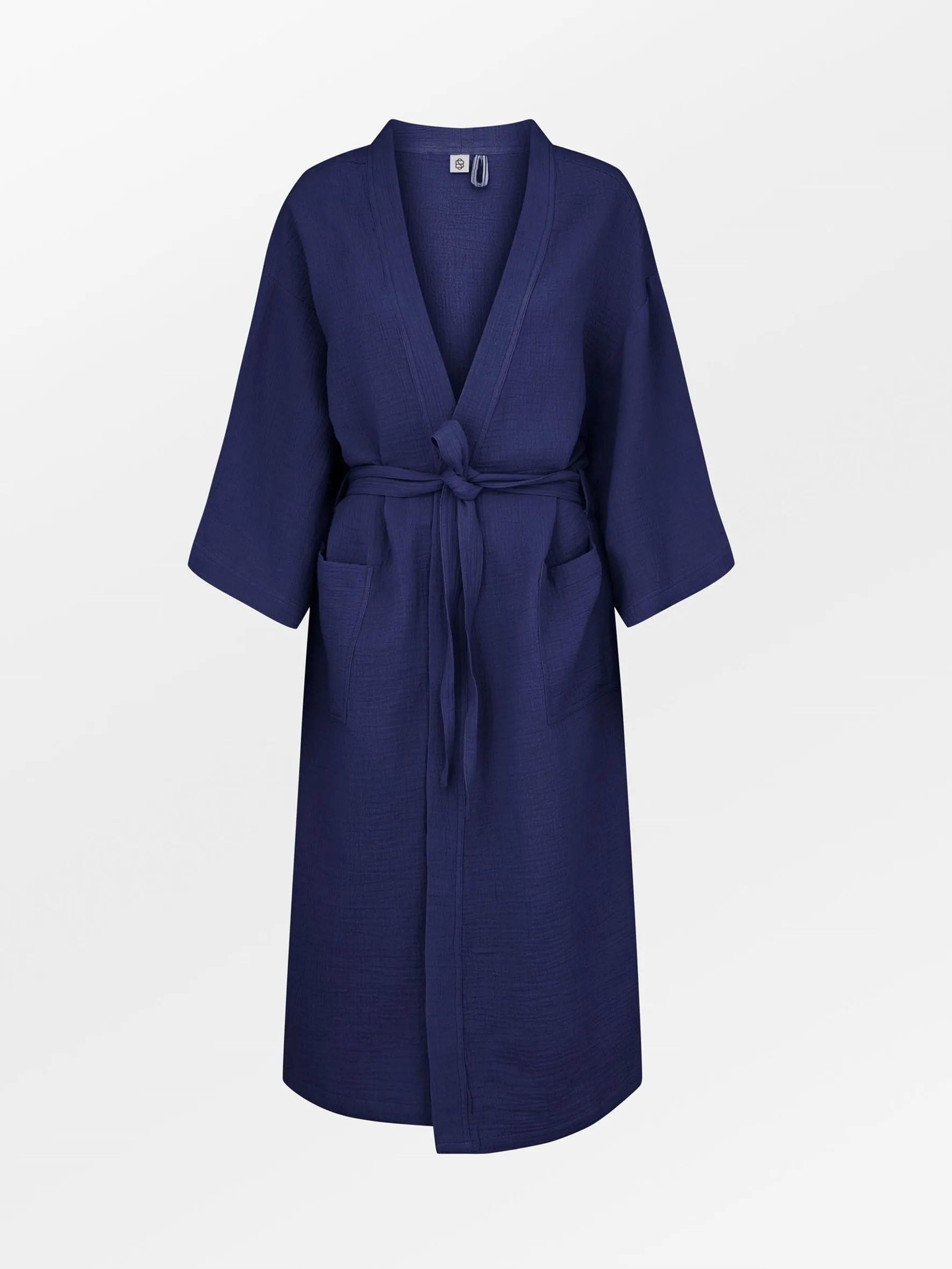 Solid Gauze Luelle Kimono - Navy Blue