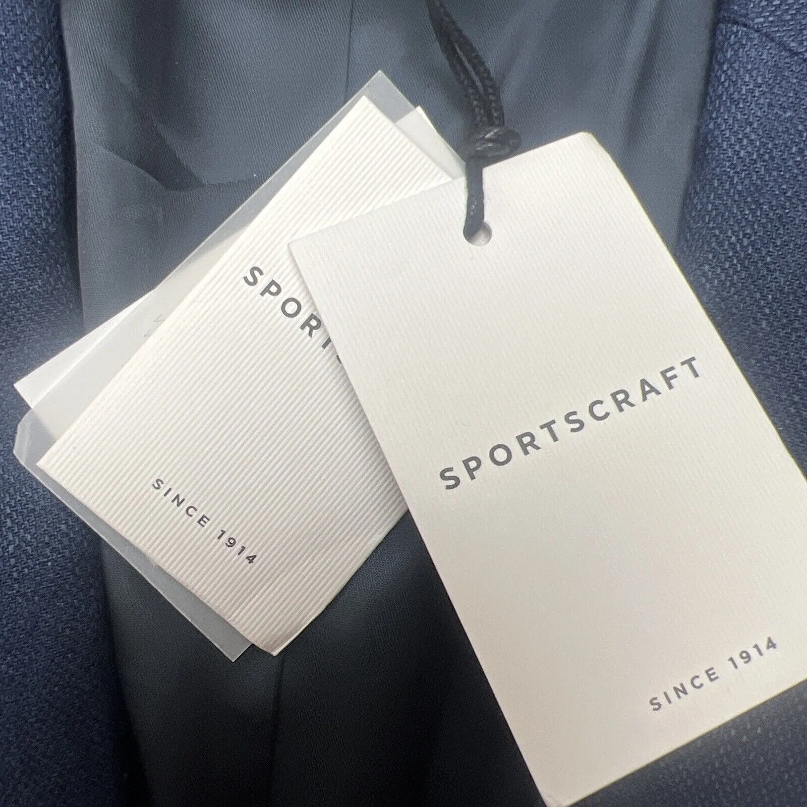 Sportscraft Womens 100% Linen Frey Blue Blazer Jacket Size 14 (New RRP $369)