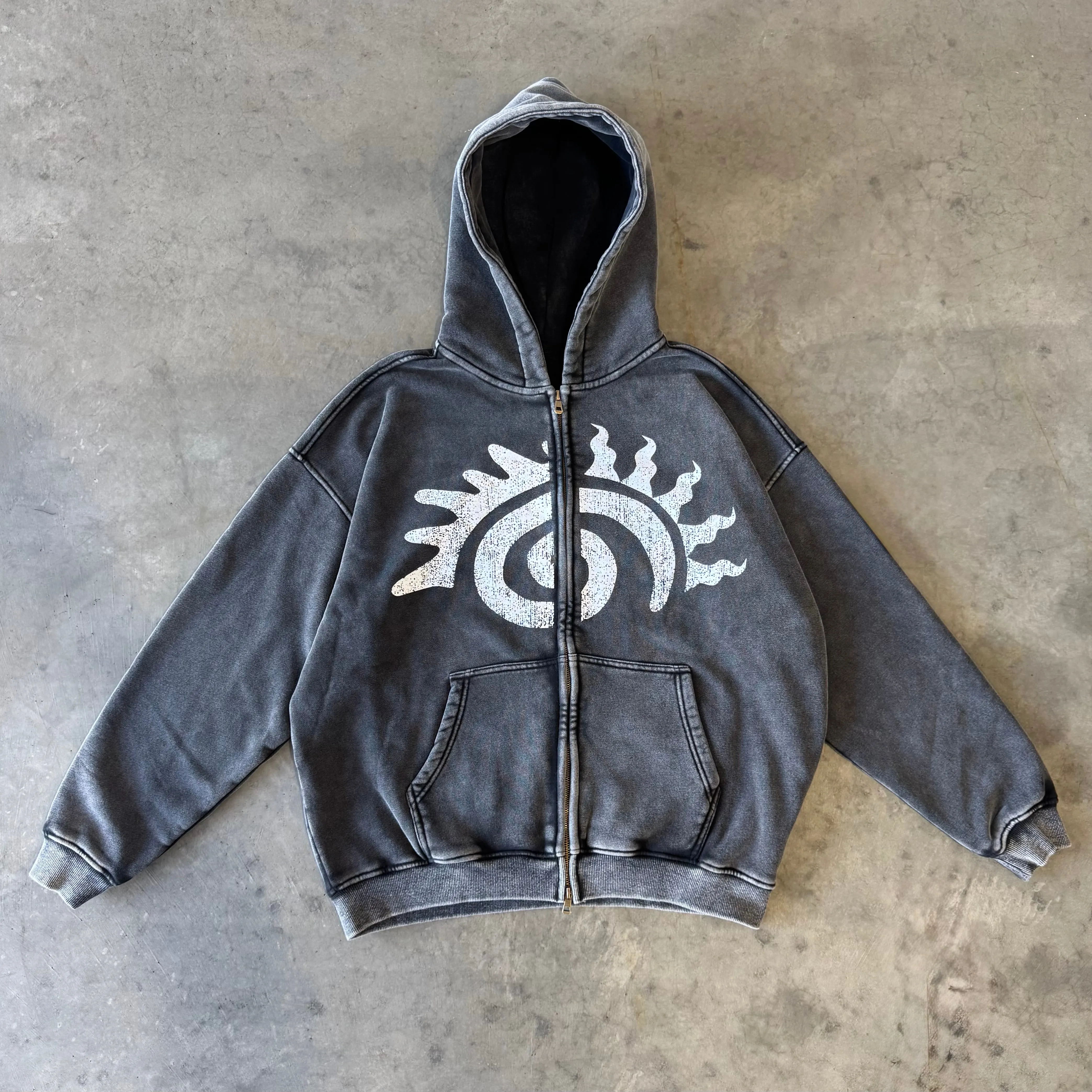 SPRING WEIGHT ICON ZIP UP