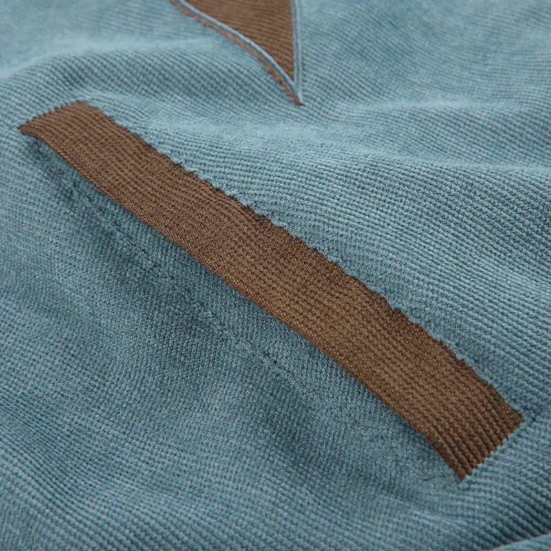 Star Embroidered Aesthetic Corduroy Jacket