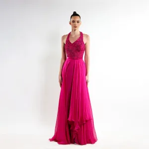 Starlit Silk Splendor Dress