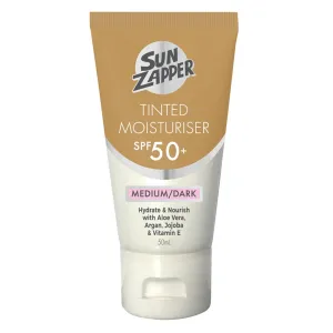 SUN ZAPPER TINTED MOISTURISER SPF 50  MEDIUM DARK