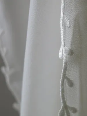 Sweet Ivy Embroidery Sarong in Ivory