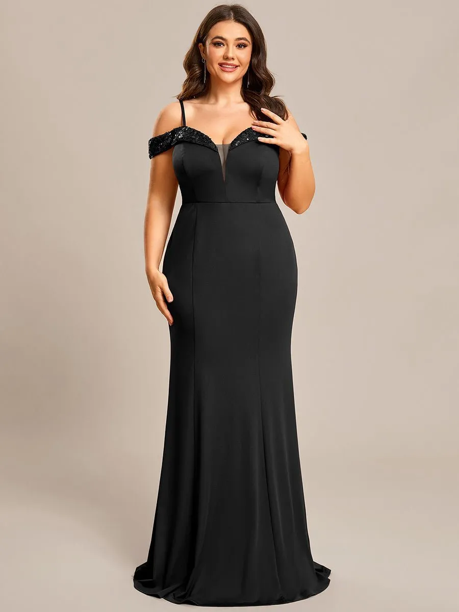 Tara black evening or school ball dress with sequins Express NZ wide