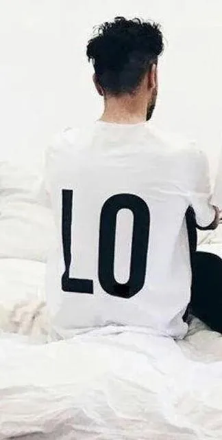 Tee Shirt Women Men T Shirt Cotton LOVE Red Basic High Quality T-shirts