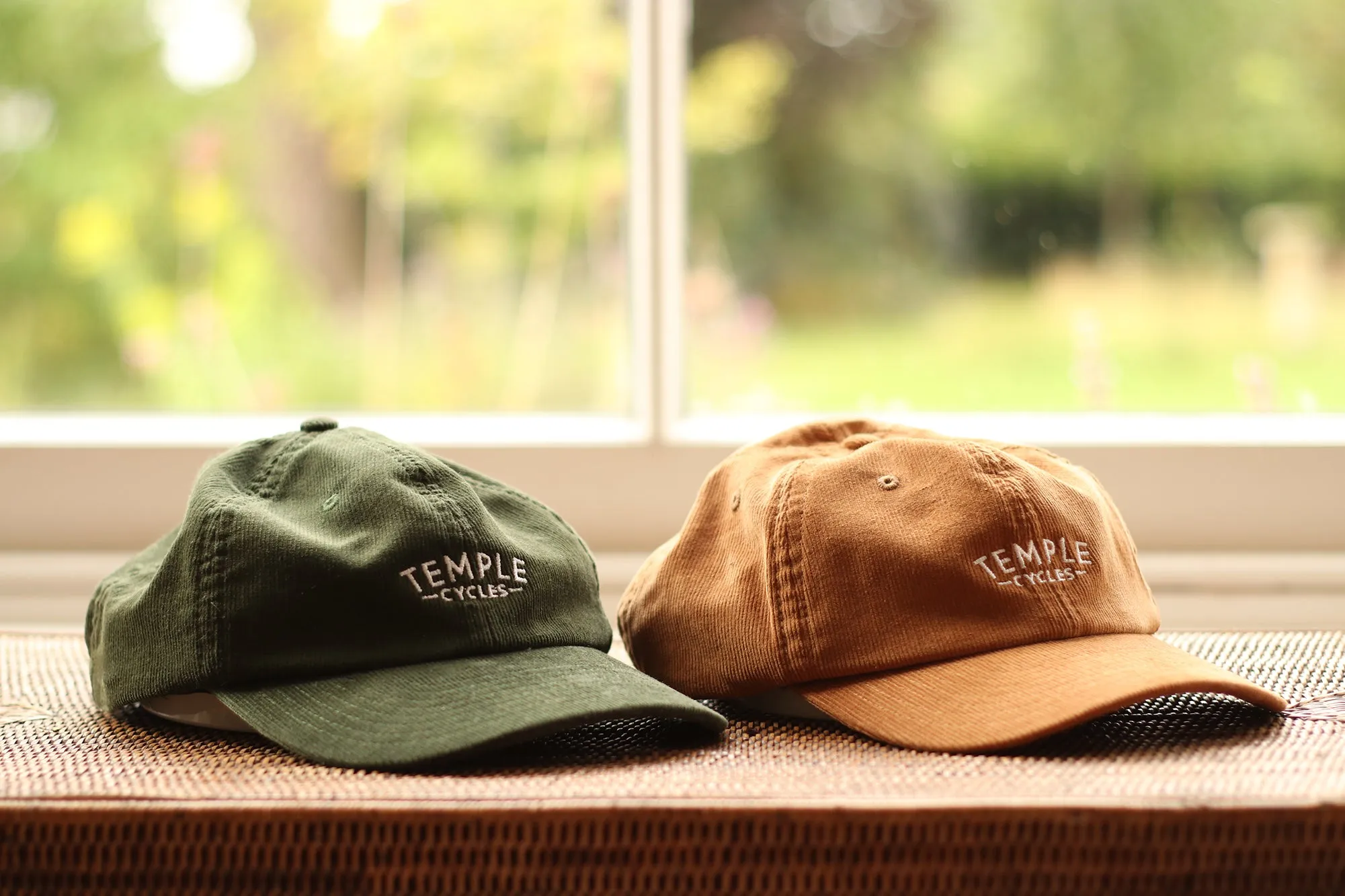 Temple Corduroy Cap - Camel