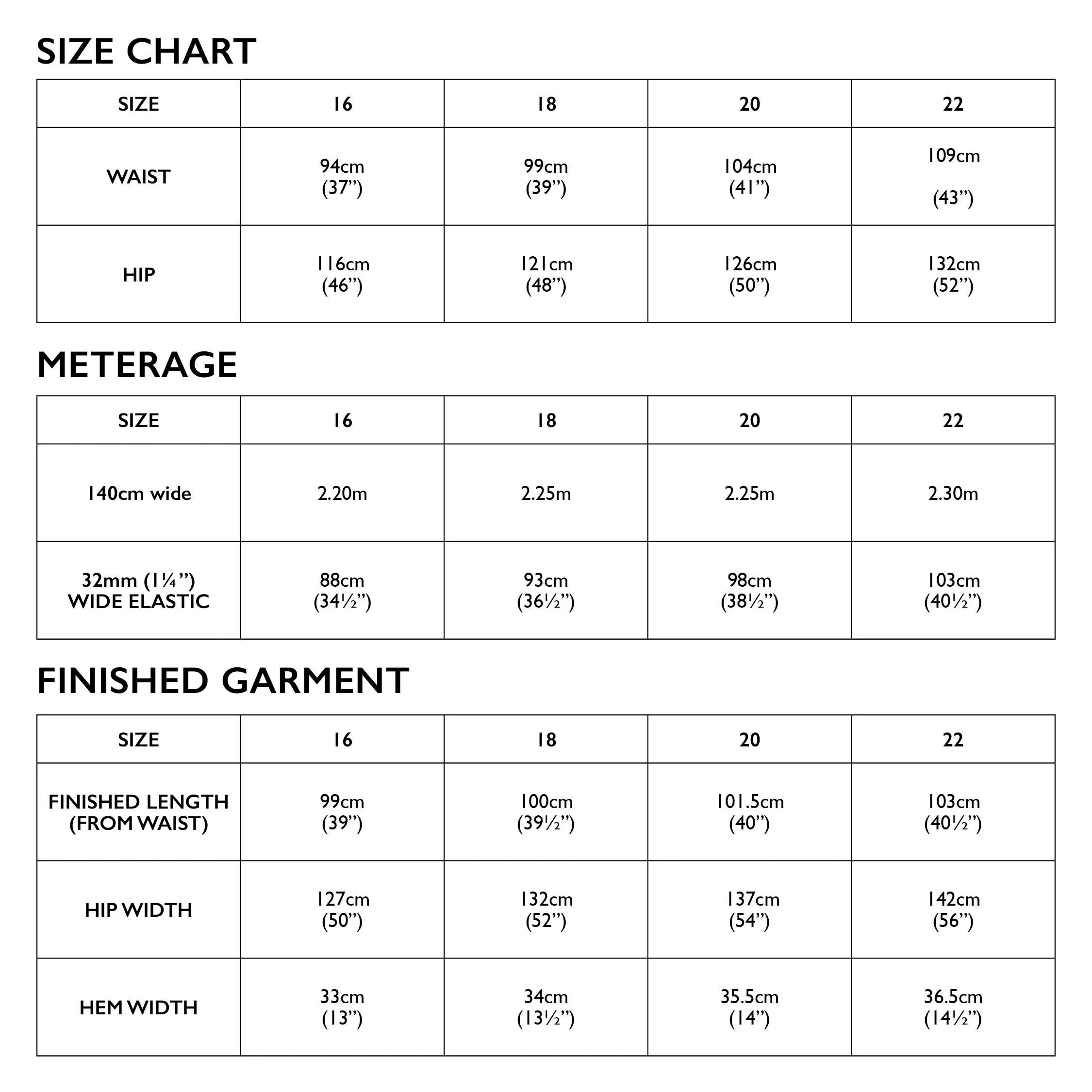 Tessuti Patterns Naia Pants 6-16