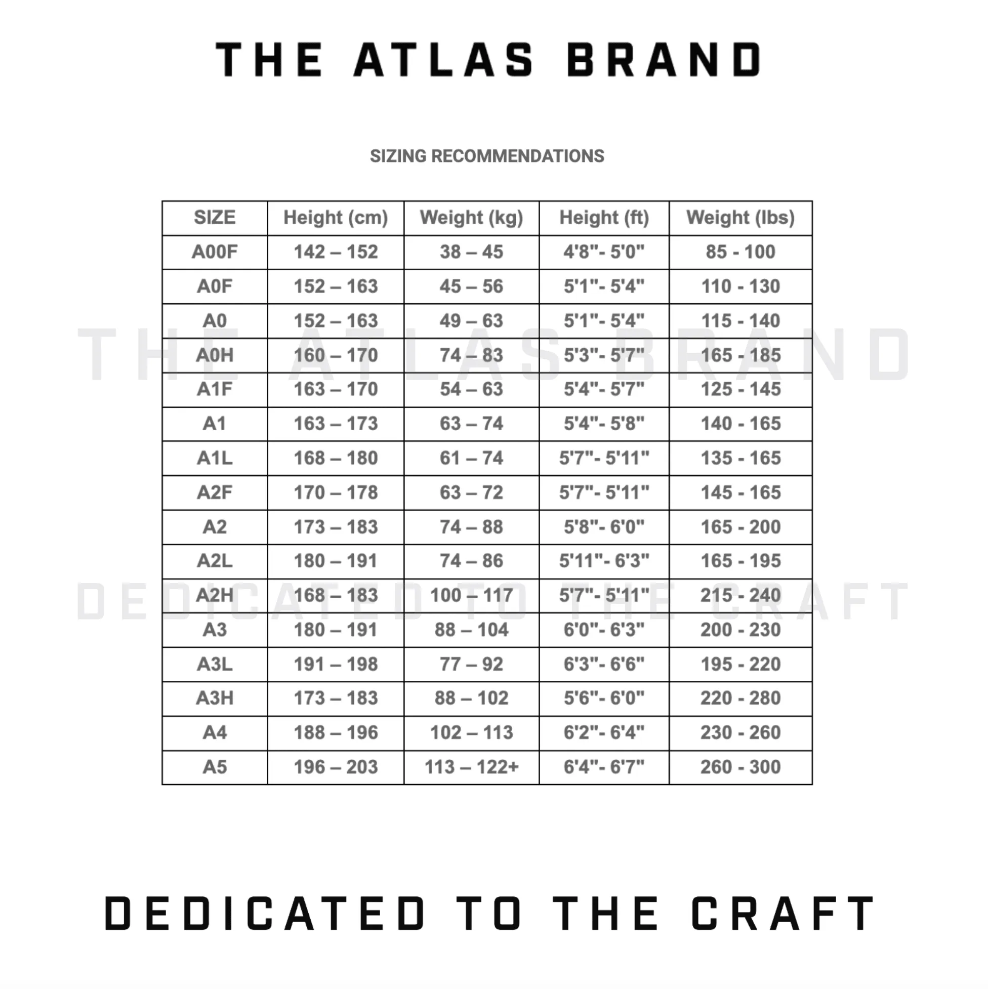 The Atlas Brand - Pro Standard '23 BJJ Gi - Black