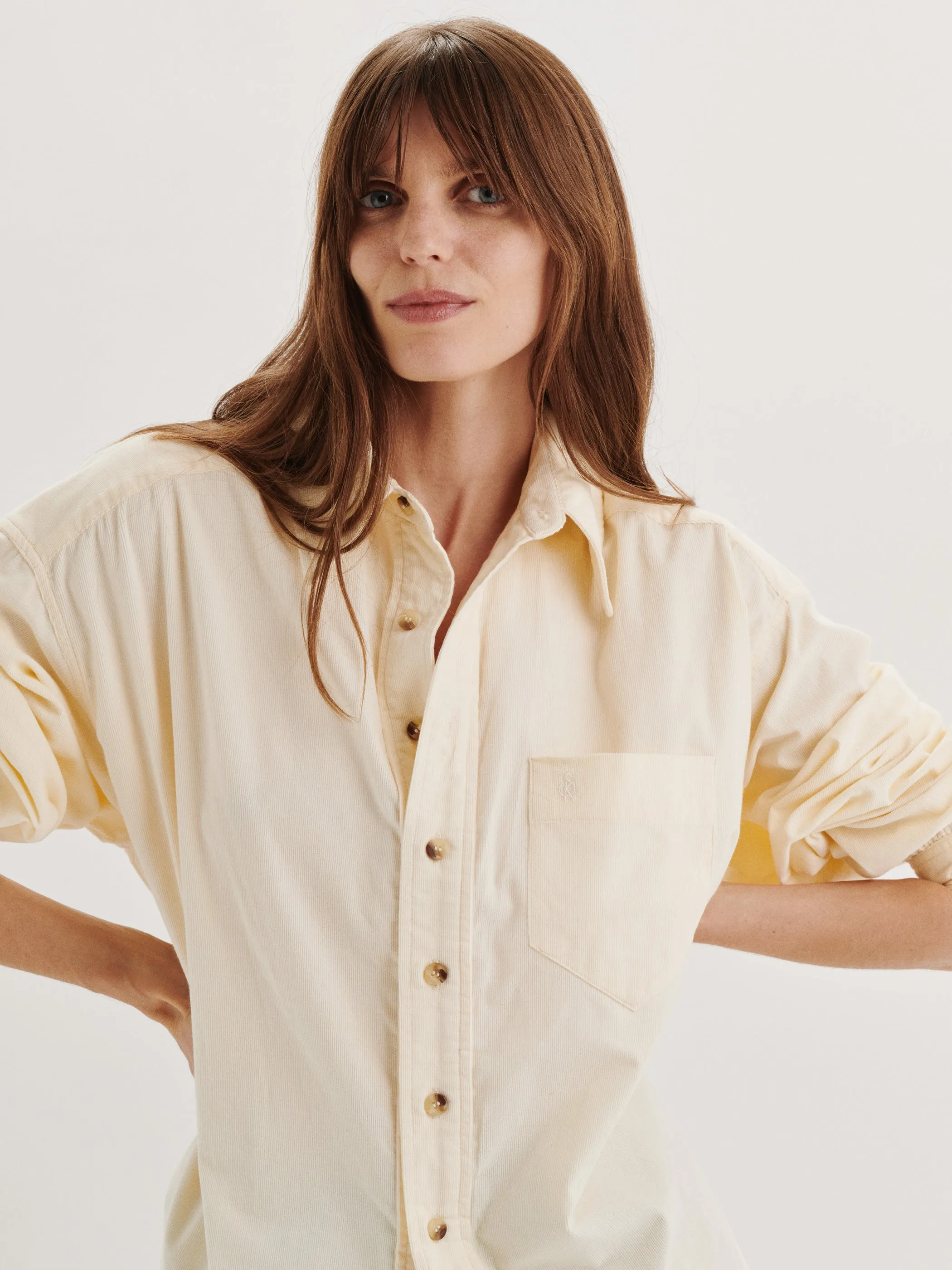 The Kappa Button-Up Shirt in Corduroy