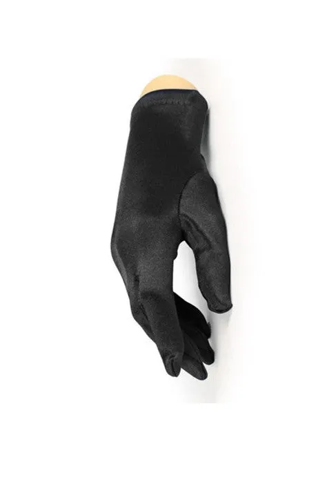 The Satin Vintage Ultra Driving Glove - Ebony Black