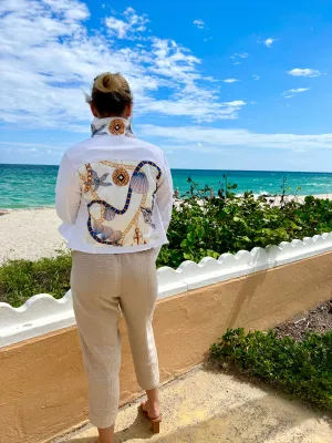 The White Denim Jacket / Ocean Inspiration