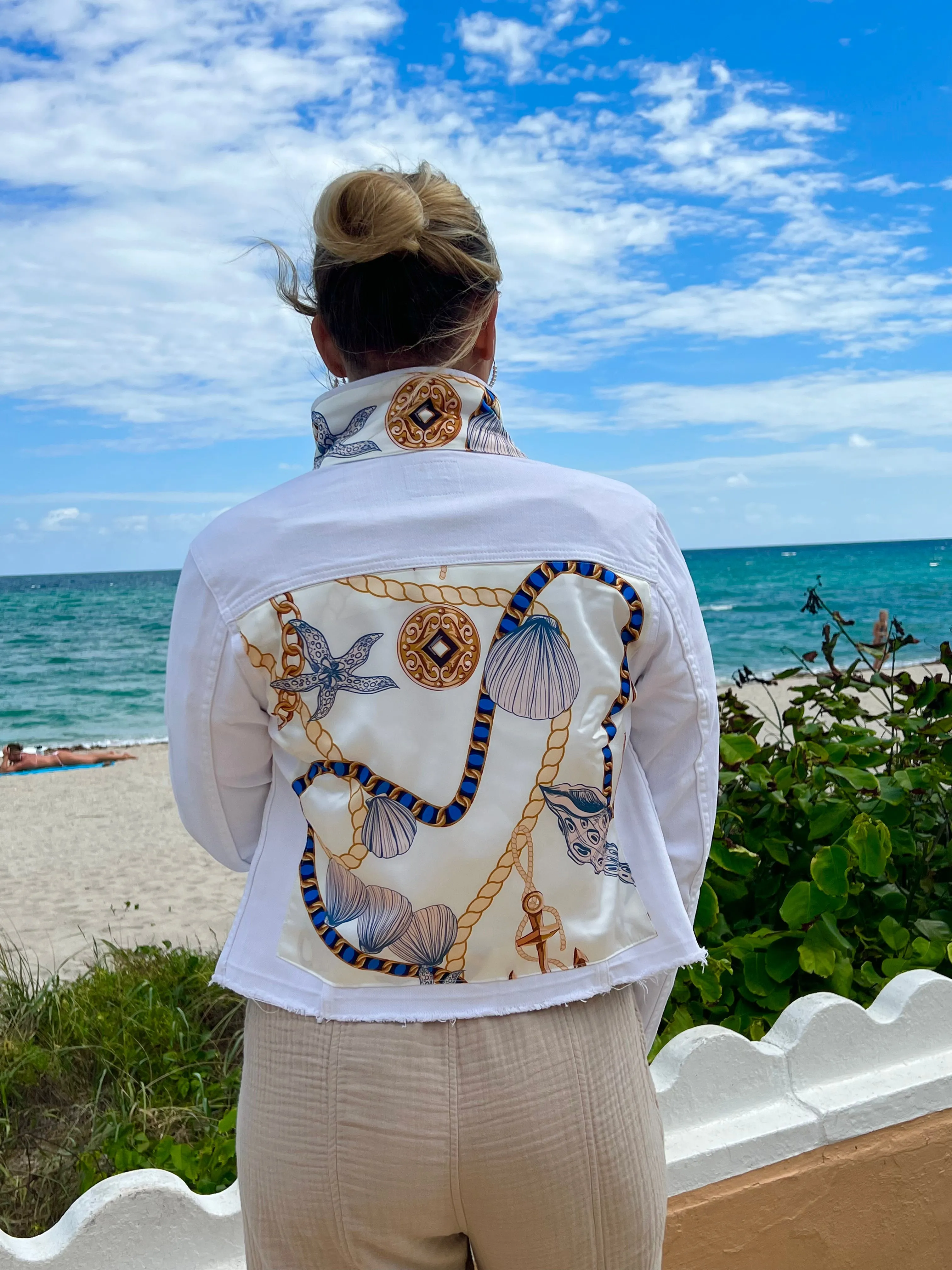 The White Denim Jacket / Ocean Inspiration