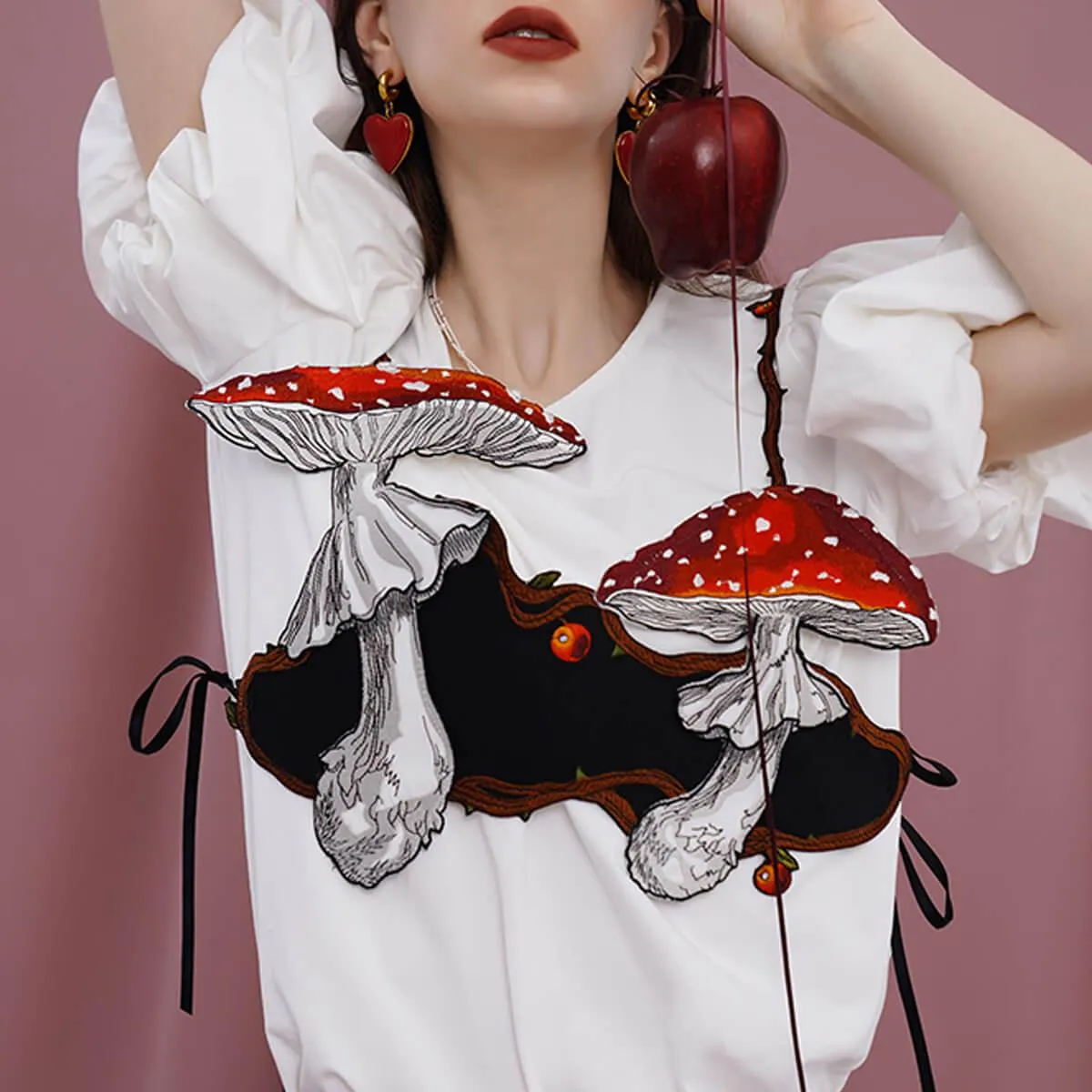 themeisles Amanita Mushroom Decorative Vest Top