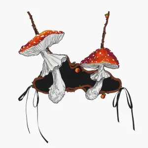 themeisles Amanita Mushroom Decorative Vest Top