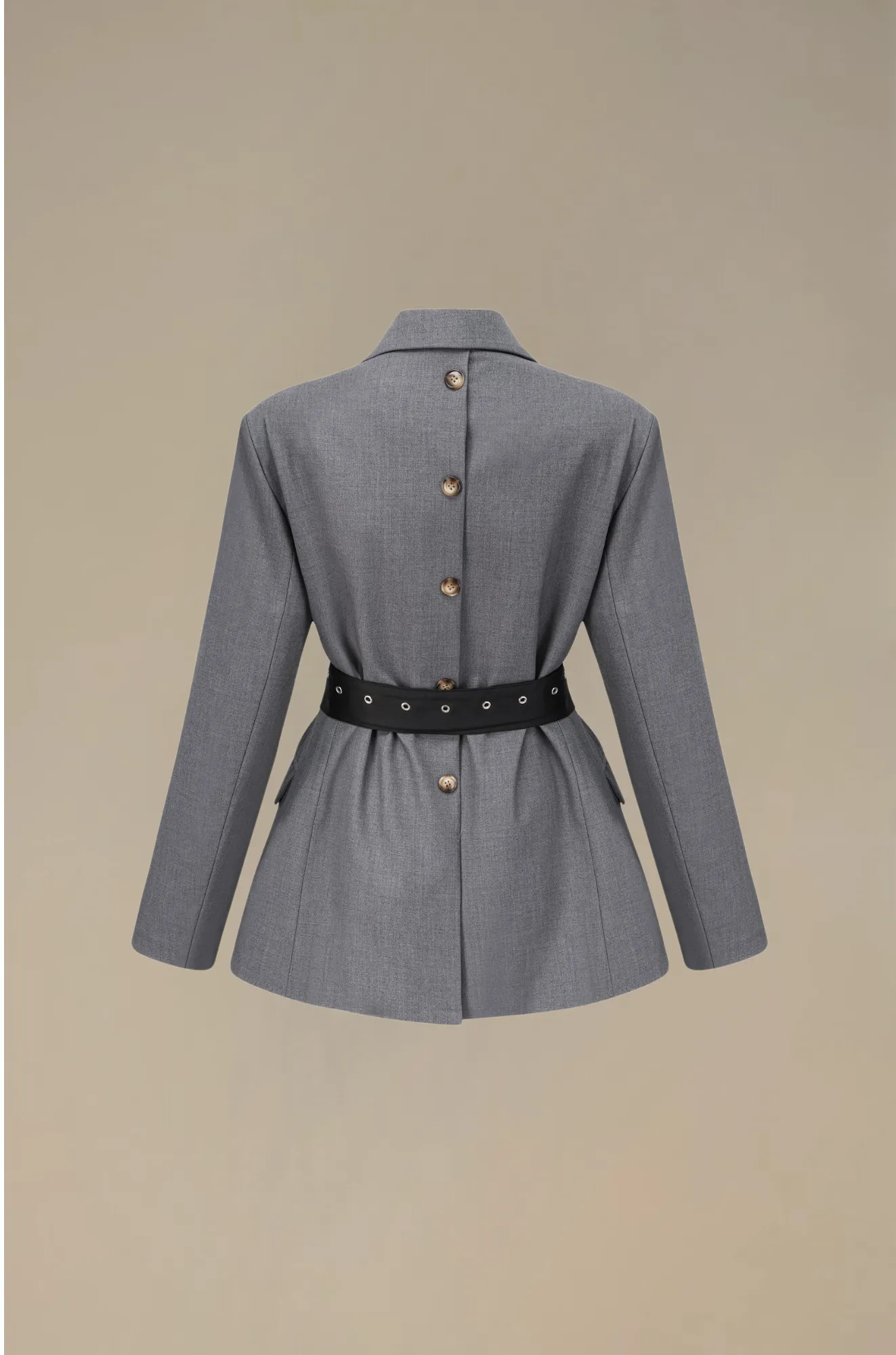 Thérèse - Belted Waist Blazer for Woman