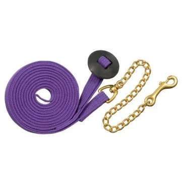 Tough-1 German Cord Cotton Lunge Line w/ Heavy Chain