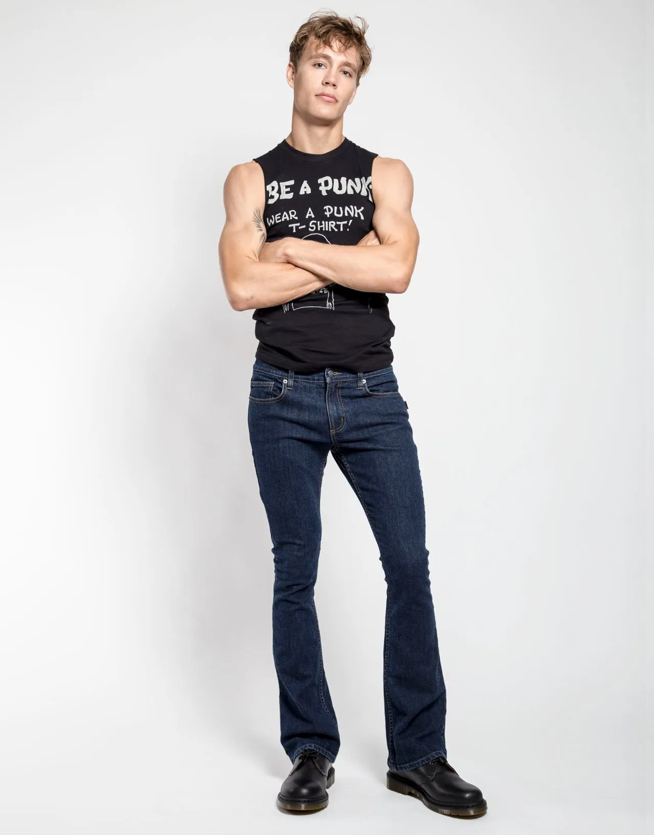 TRASH & VAUDEVILLE DENIM FLARE JEAN