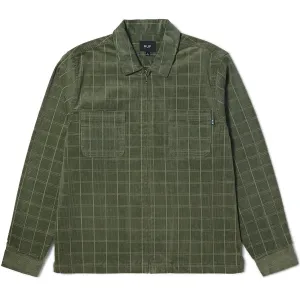 Trenton Zip Shacket (Olive)