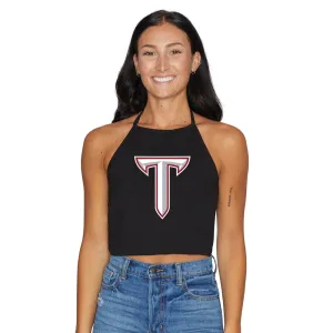 Troy University Black Halter Top