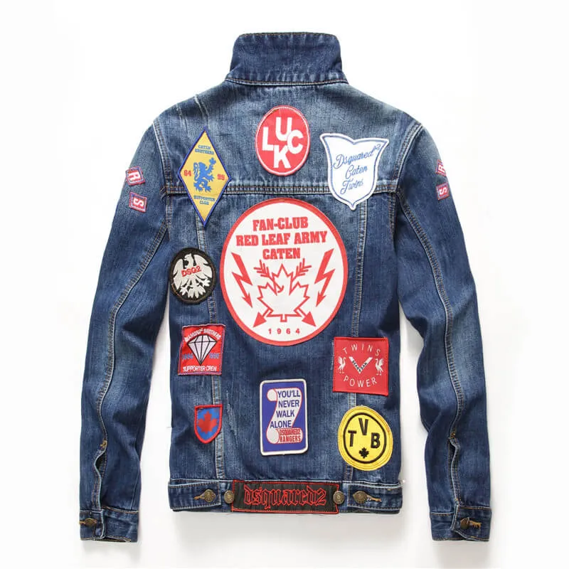 Trucker Denim Jacket Newest Tide Men's Streetwear Jean Coats